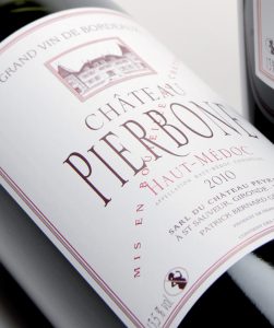 Château Pierbone étiquette
