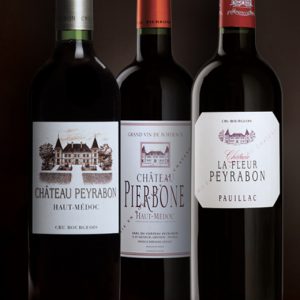 Les 3 vins de la propriété Peyrabon