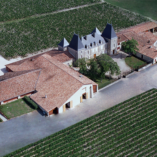 Vue du ciel Château Peyrabon